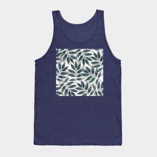 Modern autumn leaves image Tank Top